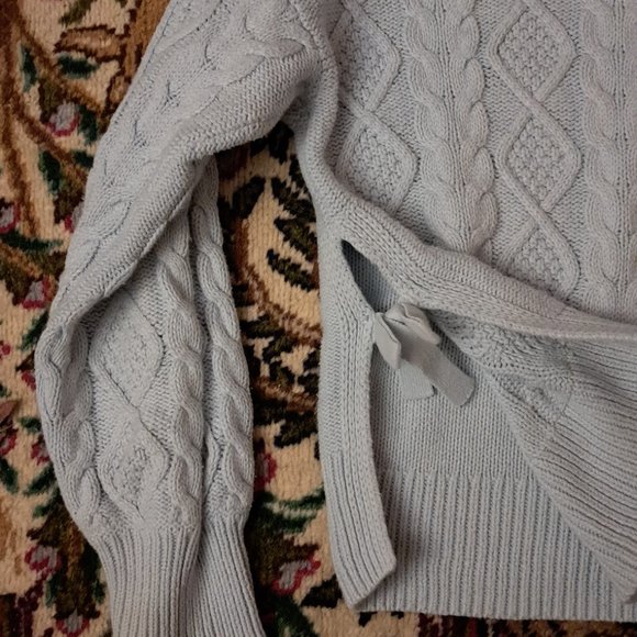 1901 Light Blue Knit Sweater - Picture 3 of 4